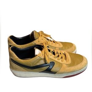 High End Rag & Bone New York Retro Tan & Black Sneakers Men’s 12 NICE